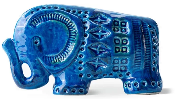 Bitossi-Bitossi Rimini Blu Elefan -Aldo-Londi