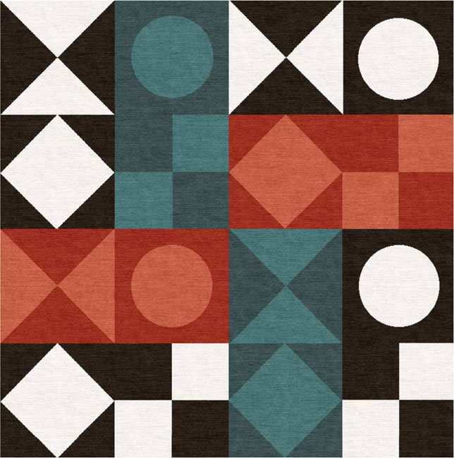Panton-Teppich Gate von Verner Panton - Designer Carpets | Markanto