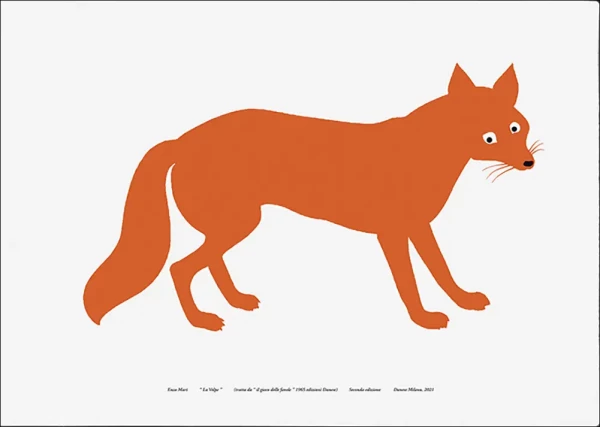 Enzo-Mari-La-Volpe-Plakat-Danese-Milano