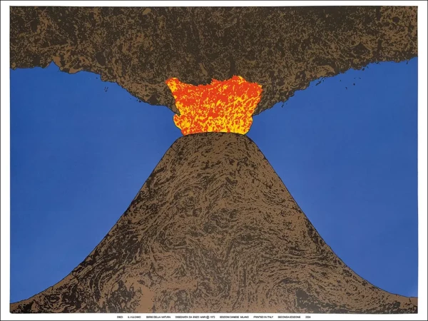 Enzo-Mari-Dieci-Il-Vulcano-Plakat-Danese-Milano