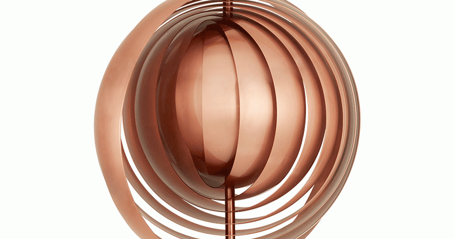 Moon-pendant-verner-panton-copper