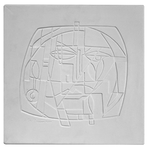 Rosenthal-Relief-Mondfrau-Hans-Theo-baumann-Prototyp