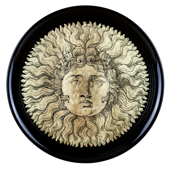 Tablett Sun von Piero Fornasetti I Atelier Fornasetti | Markanto