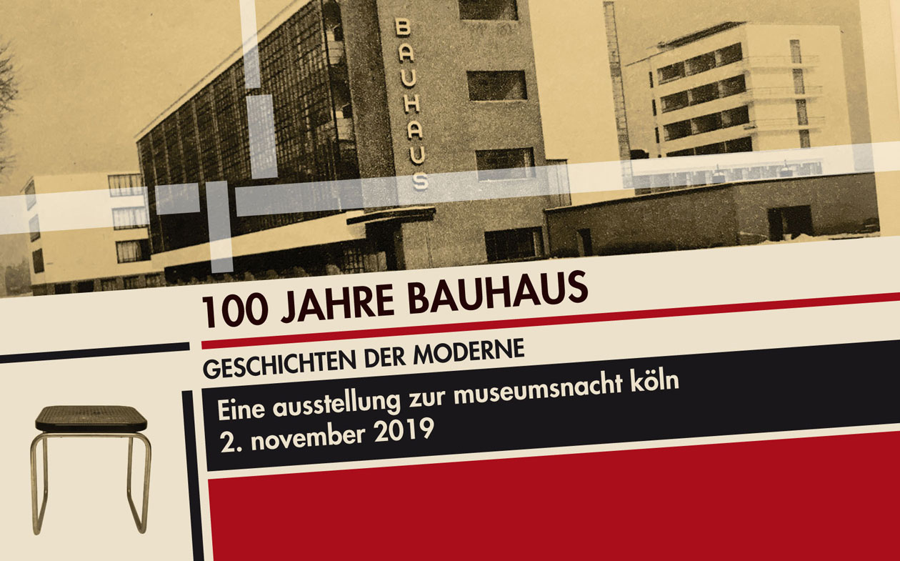 Markanto Zur Museumsnacht Koln 100 Jahre Bauhaus Markanto