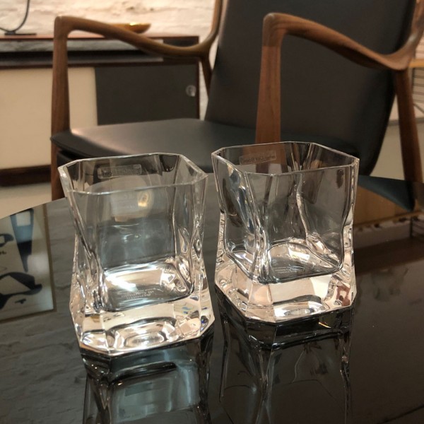 Cibi Double Old Fashion Whisky Glass von Cini Boeri I Inhalt 37 cl I